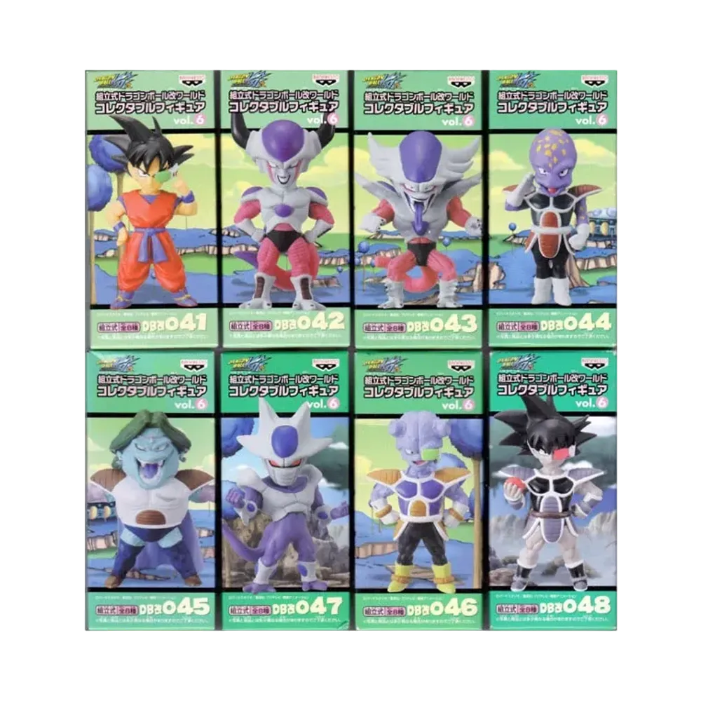 Banpresto Assembly Dragon Ball Kai World Collectable Figure Vol.6 Complete 8 Piece Set