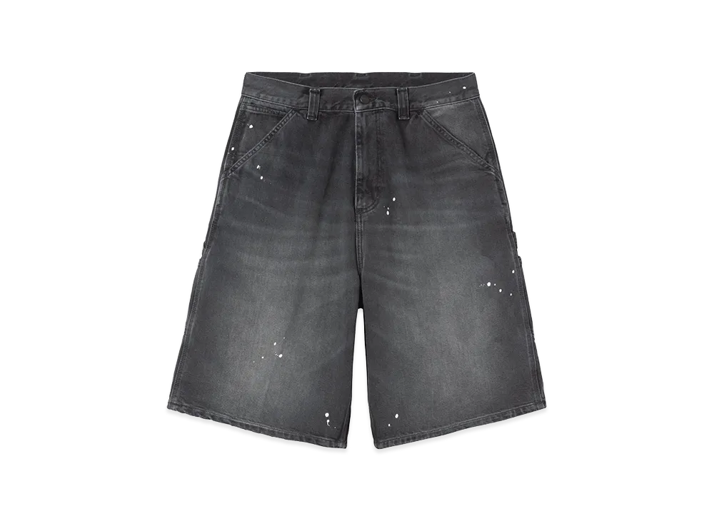 Carhartt WIP OG Single Knee Short "Black/Destroy Wash/Splatter"