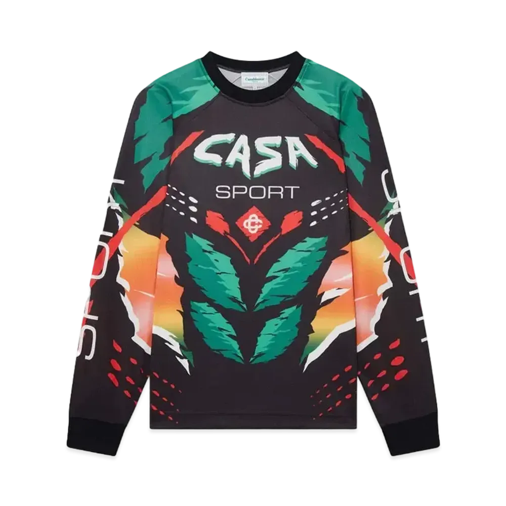 Casablanca Casa Moto Long Sleeve T-Shirt "Multi"