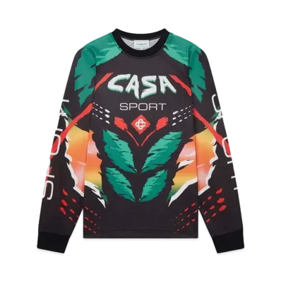Casablanca Casa Moto Long Sleeve T-Shirt "Multi"