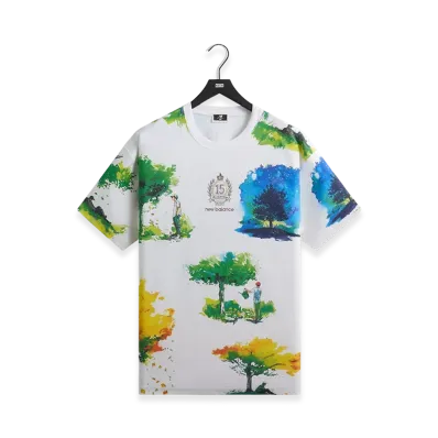 Kith x New Balance Watercolor Quinn Tee "White"