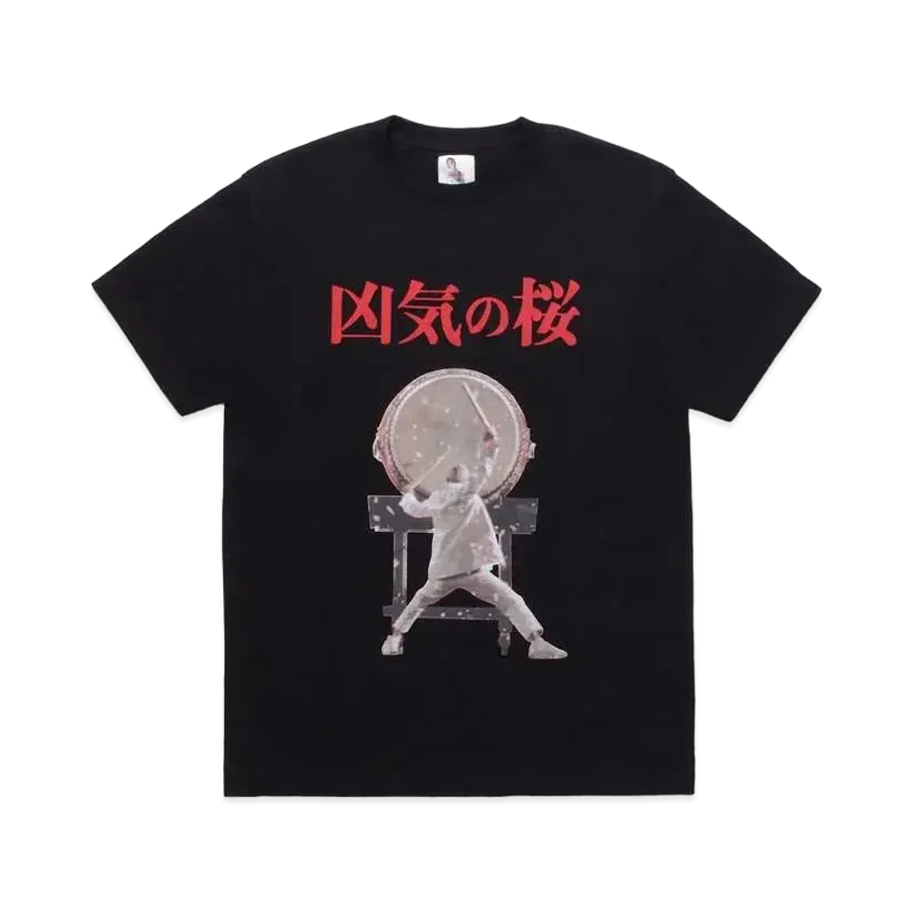 WACKO MARIA KYOKI NO SAKURA / CREW NACK T-SHIRT "Black"