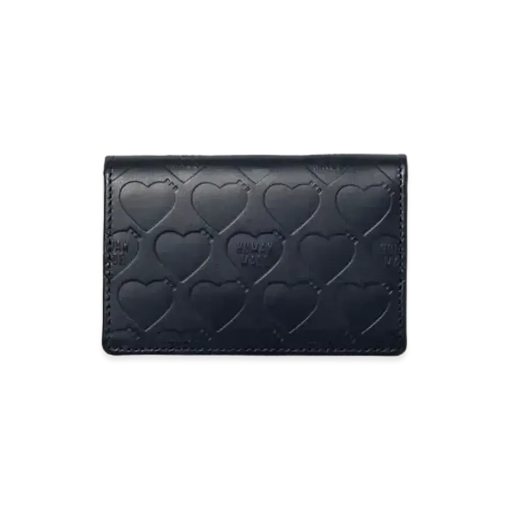 HUMAN MADE Leather Card Case "Navy"