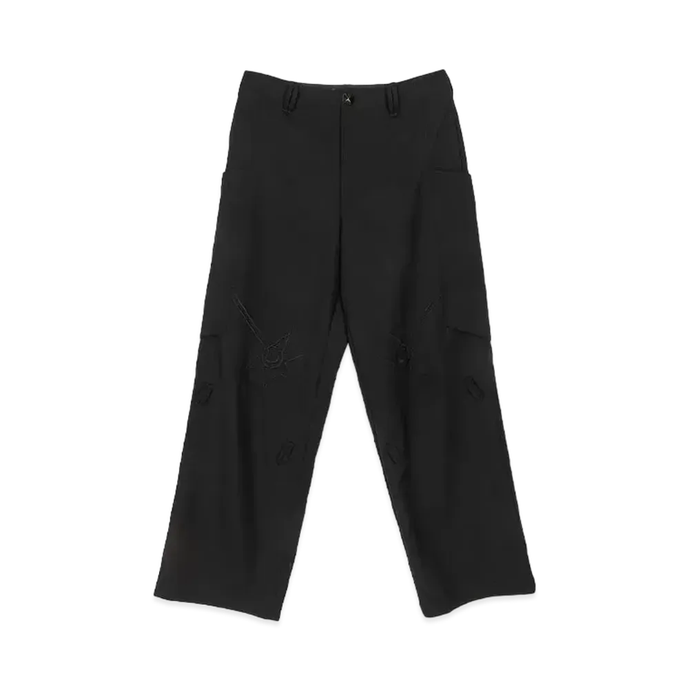 KIKO KOSTADINOV Nesebur Embroidered Trouser "Night Black"