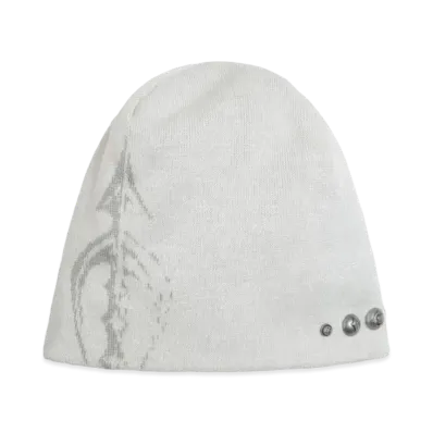 THUG CLUB Iron spear pin Beanie "White"