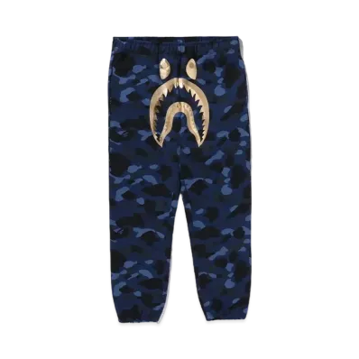 A BATHING APE Shark Sweat Pants "Navy"