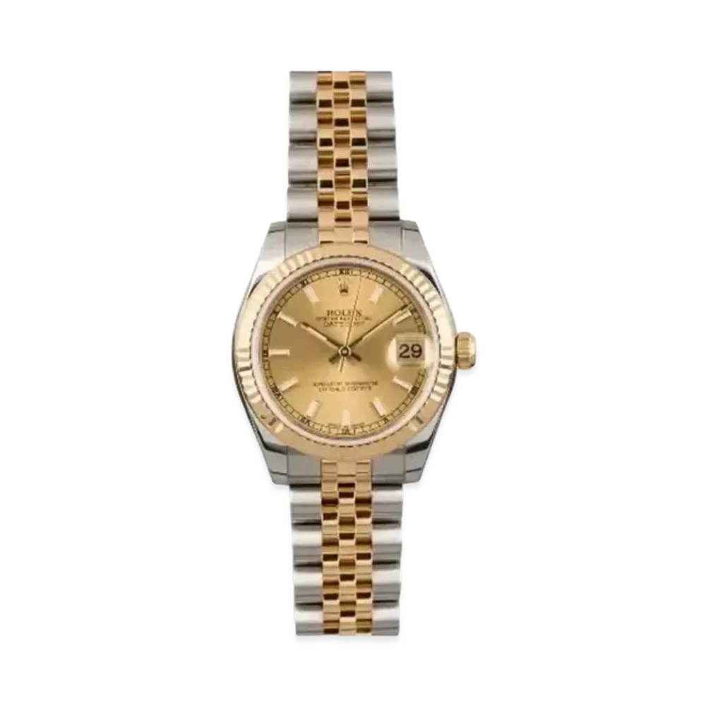 ROLEX Datejust "Champagne/Stainless Steel/Yellow Gold"
