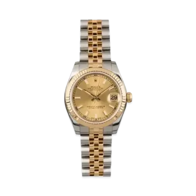 ROLEX Datejust "Champagne/Stainless Steel/Yellow Gold"
