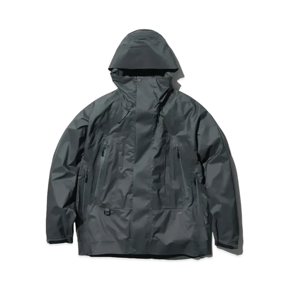 snow peak 2.5L Rain Jacket "Charcoal"