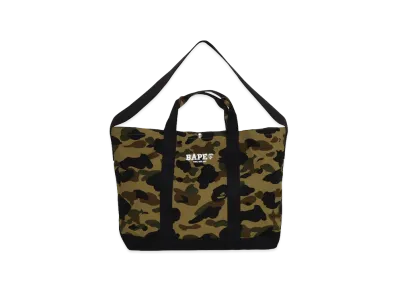 A BATHING APE 1ST Camo 2Way Tote Bag "Green"