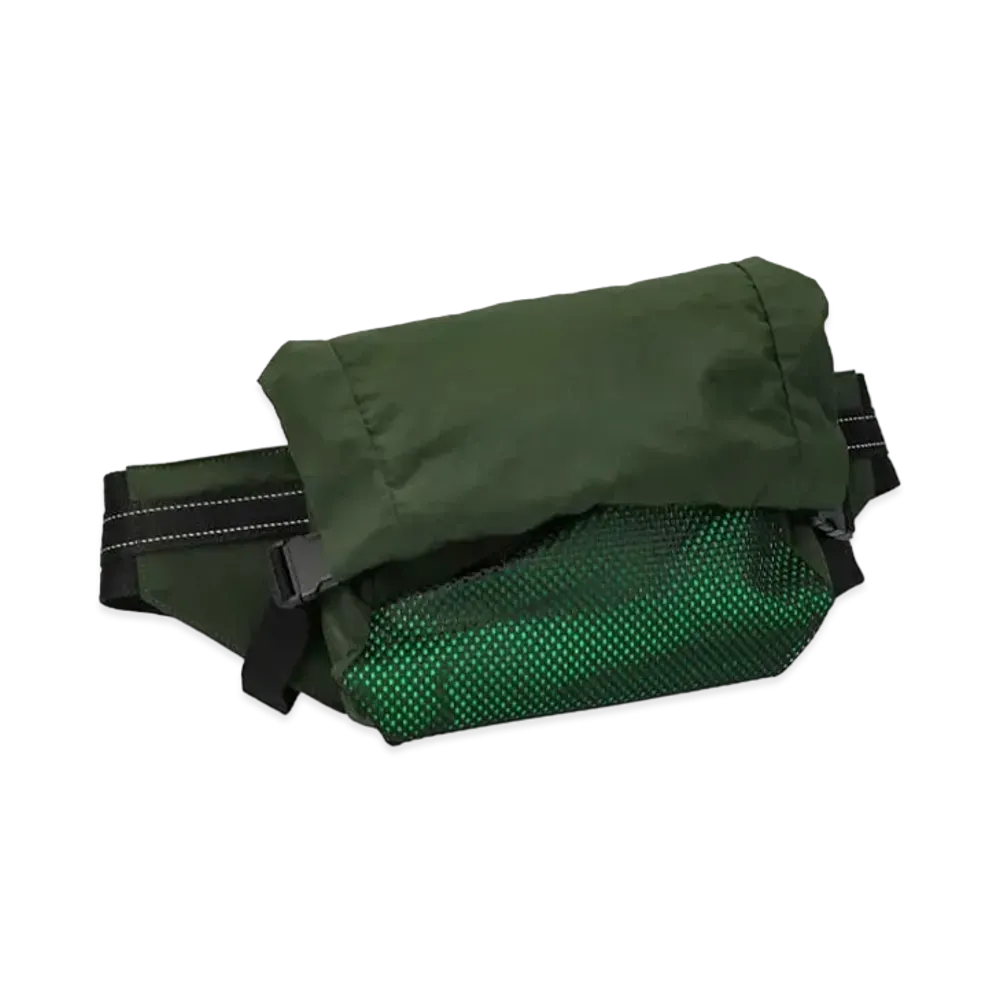 Bottega Veneta Paper Feel Nylon Waist Bag "Khaki"