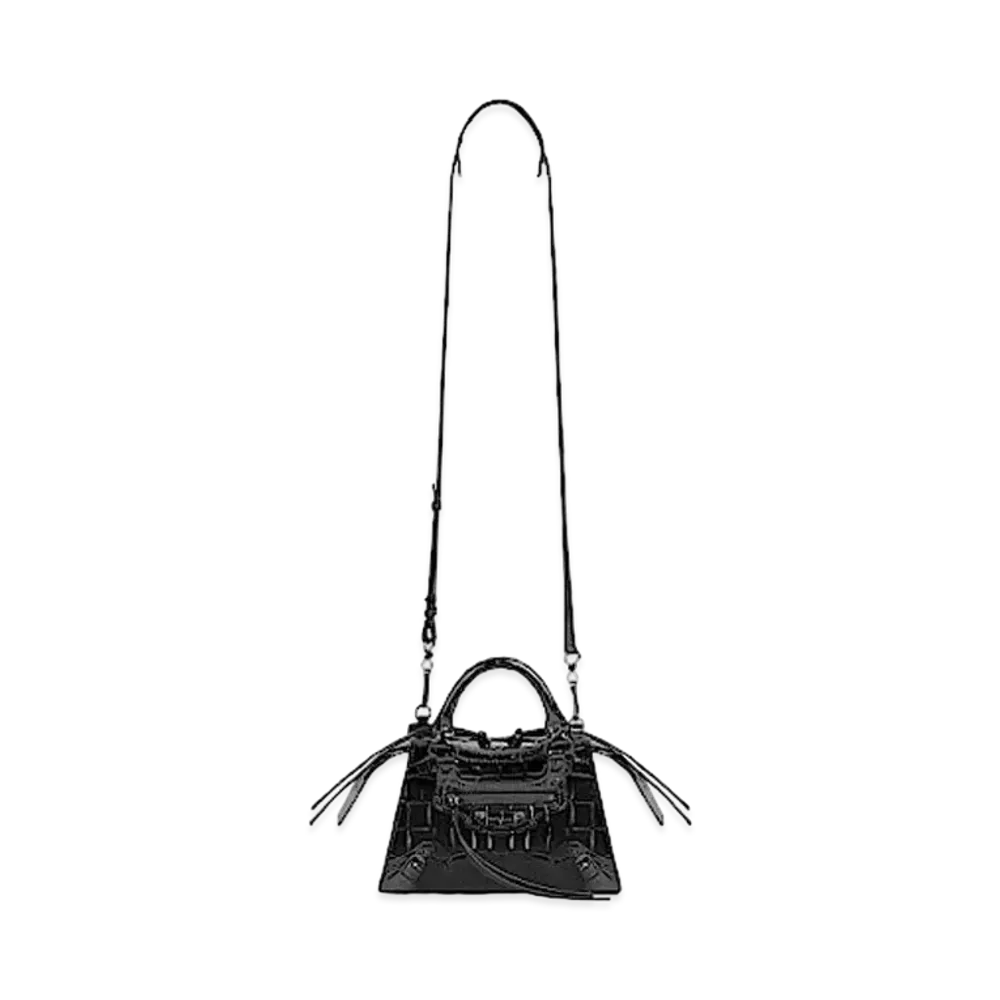 BALENCIAGA Women's Neo Classic Mini Top Handle Bag "Black"