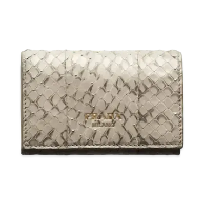 PRADA Ayers Card Holder "Beige"