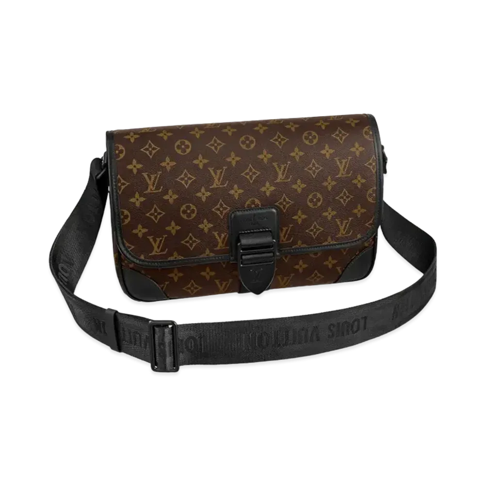 Louis Vuitton Archy Messenger MM Monogram Macassar "Monogram Noir"