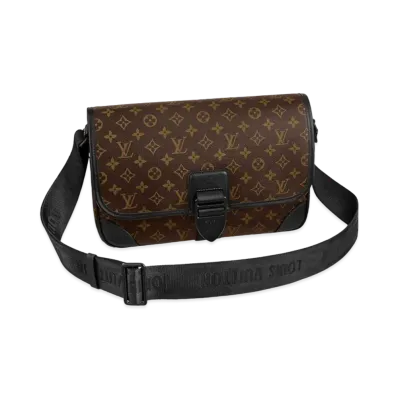Louis Vuitton Archy Messenger MM Monogram Macassar "Monogram Noir"