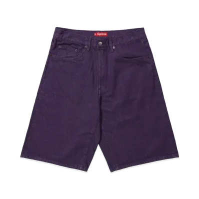 Supreme Baggy Denim Short (25SS) "Purple"