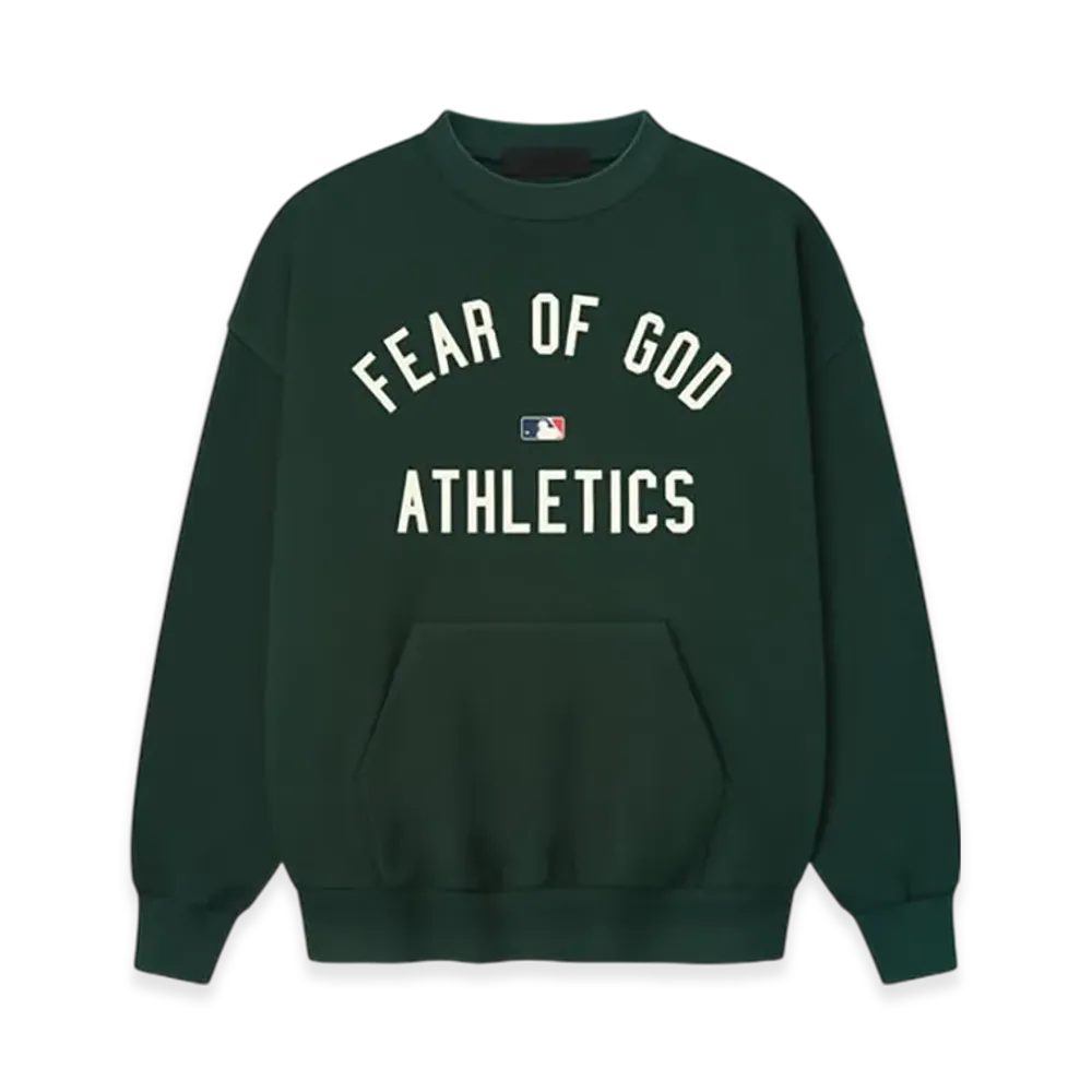 FEAR OF GOD Athletics Sport Crewneck "Forest"