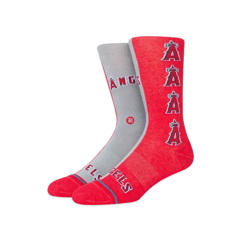 STANCE ANGELS SPLIT CREW "RED"