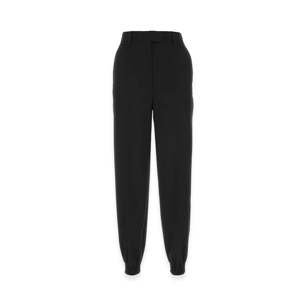 PRADA Women's Wool Joggers "Black"