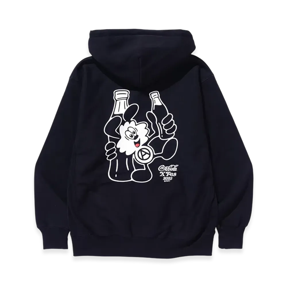 VERDY x Coca Cola X Fes 2025 Vick Zip Hoodie "Black"