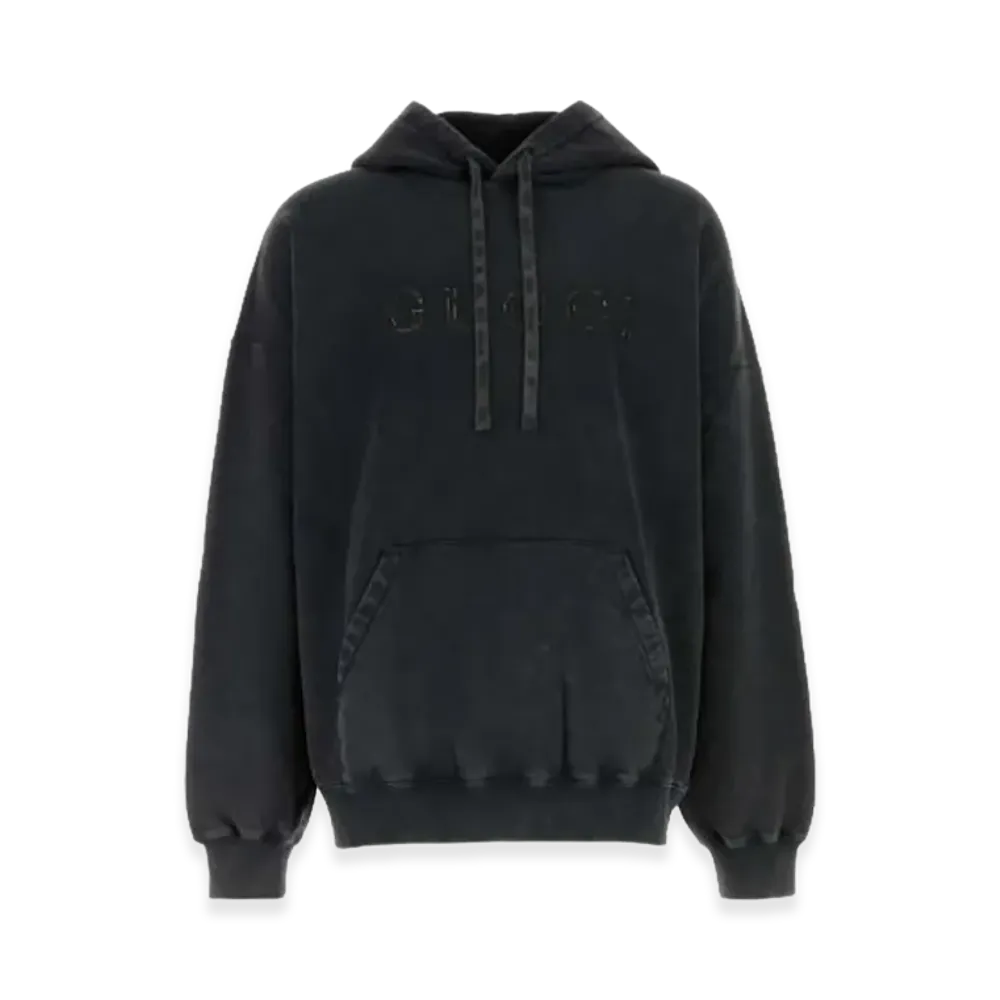 GUCCI Charcoal Cotton Sweatshirt "Black"
