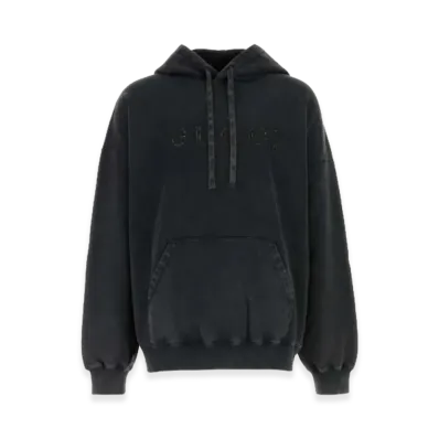 GUCCI Charcoal Cotton Sweatshirt "Black"