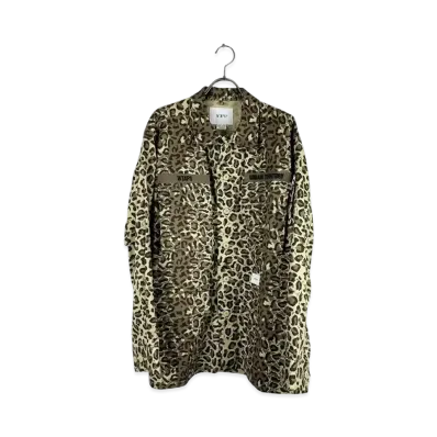 WTAPS Leopard Shirt Jacket "Beige"