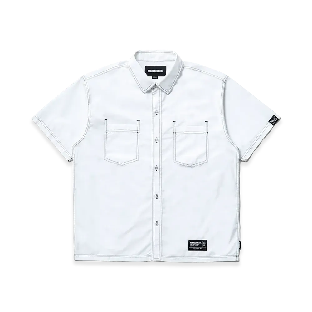 NEIGHBORHOOD Visible Stitching Shirt SS "White"