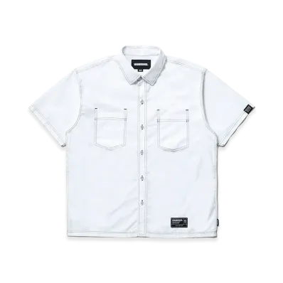 NEIGHBORHOOD Visible Stitching Shirt SS "White"