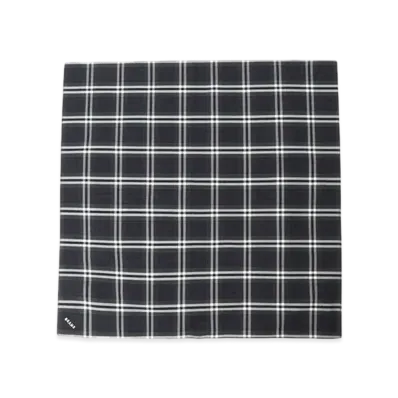 BEAMS Tartan Check Handkerchief "Green"