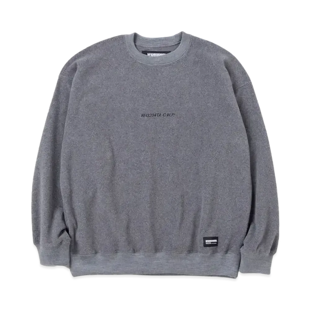 NEIGHBORHOOD Fleece Crewneck LS "Gray"