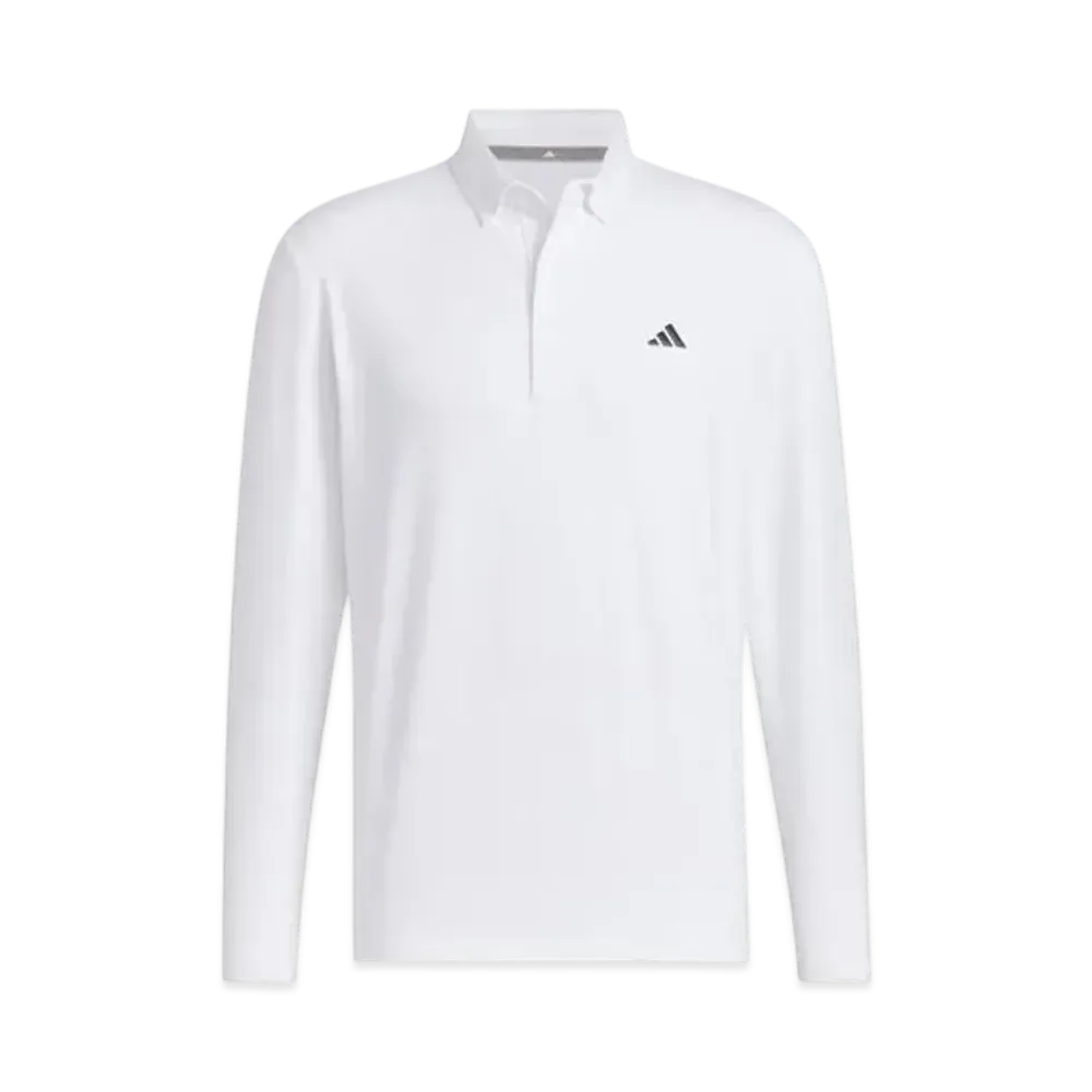 adidas Long Sleeve Polo Shirt "White"