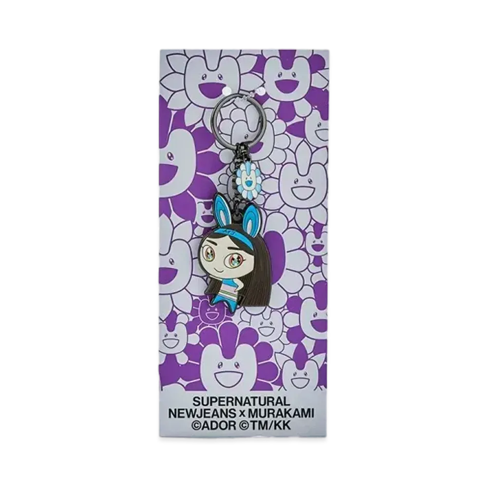 NewJeans x Takashi Murakami Supernatural Metal Keyring "Minji"