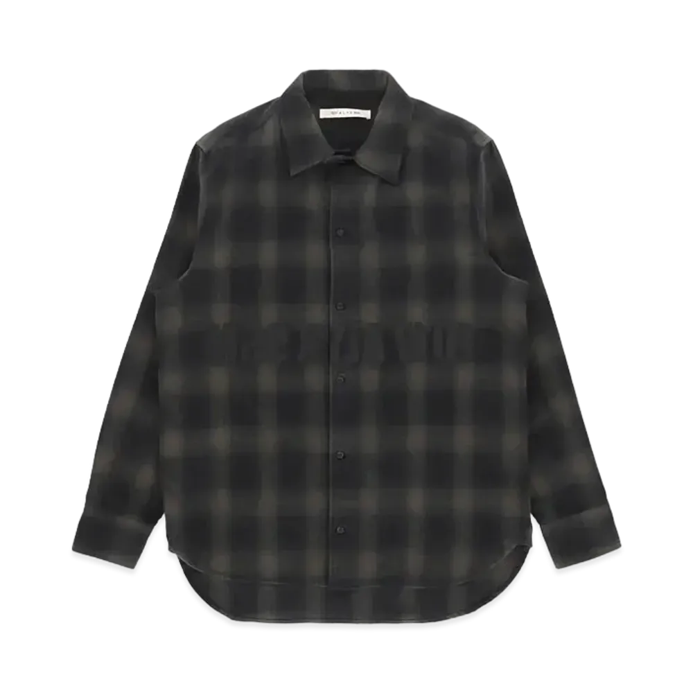 1017 ALYX 9SM Graphic Flannel Shirt "Military Green"