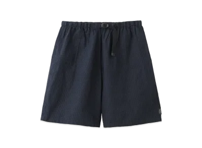 SEDAN ALL-PURPOSE Cotton Linen Plaid Shorts "Navy Gingham"