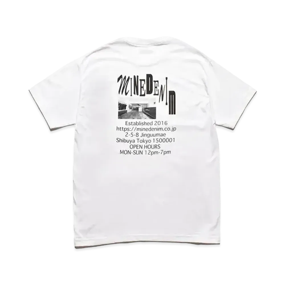MINEDENIM x PAJA STUDIO Address T-SH "White"