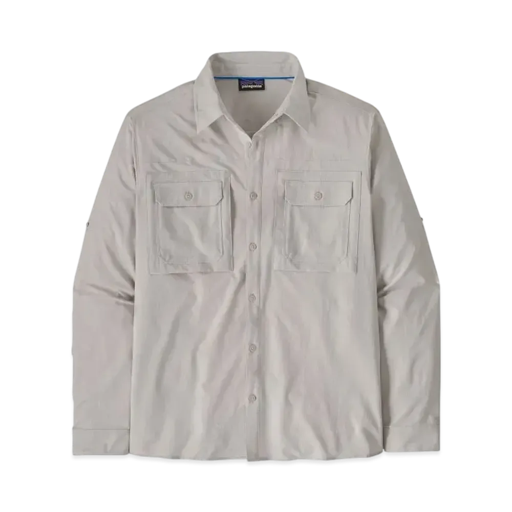 Patagonia Men's Long Sleeve Self Guided Sun Shirt "Grey"
