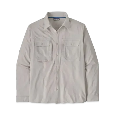 Patagonia Men's Long Sleeve Self Guided Sun Shirt "Grey"