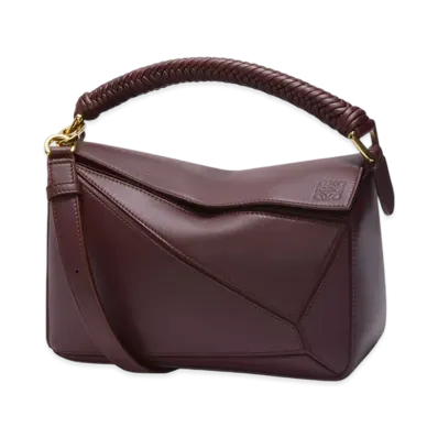LOEWE Puzzle Bag Small "Dark Burgundy"
