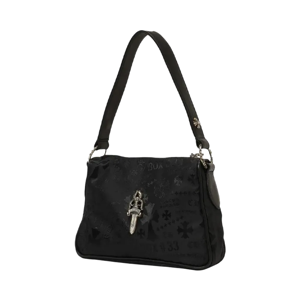 Chrome Hearts Small Chicken Nugget Dagger Shoulder Bag "Black"