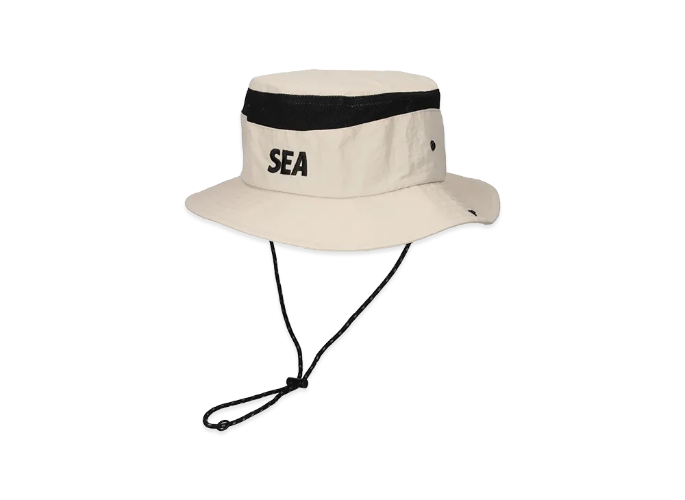 WIND AND SEA Nylon Safari Hat "Beige"