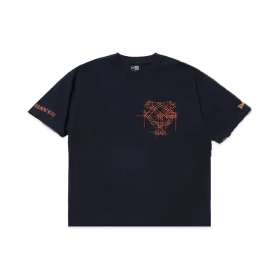 NEW ERA x TAKAHIROMIYASHITATheSoloist. Cotton Short Sleeve T-Shirt Yomiuri Giants "Black/Orange"