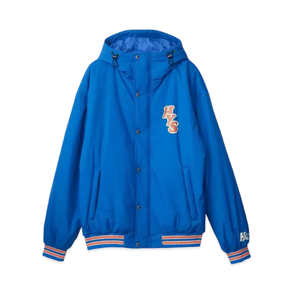 HYSTERIC GLAMOUR Hysteric Rollers Hooded Blouson "Blue"