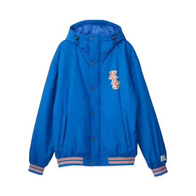 HYSTERIC GLAMOUR Hysteric Rollers Hooded Blouson "Blue"