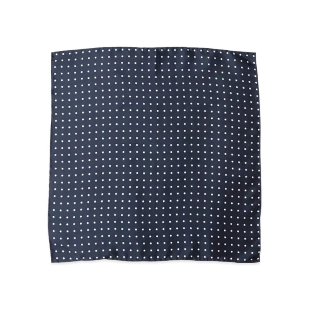 BEAMS Pocket Chief Silk Dot "DotBig"