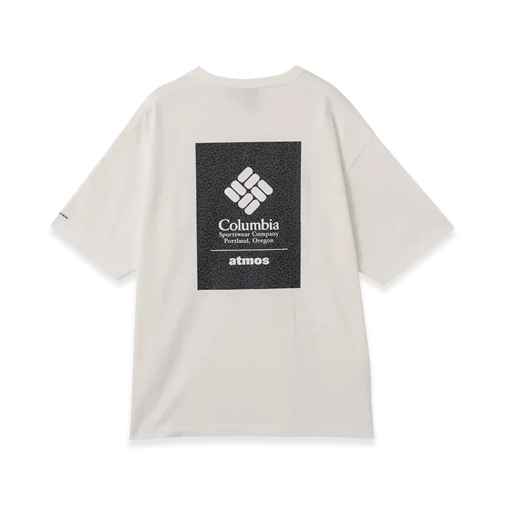 atmos x Columbia Back Patch T-shirts "White"