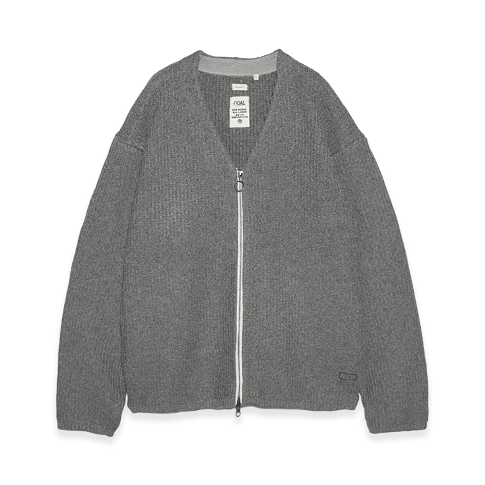nanamica 5G Zip Cardigan "Heather Gray"