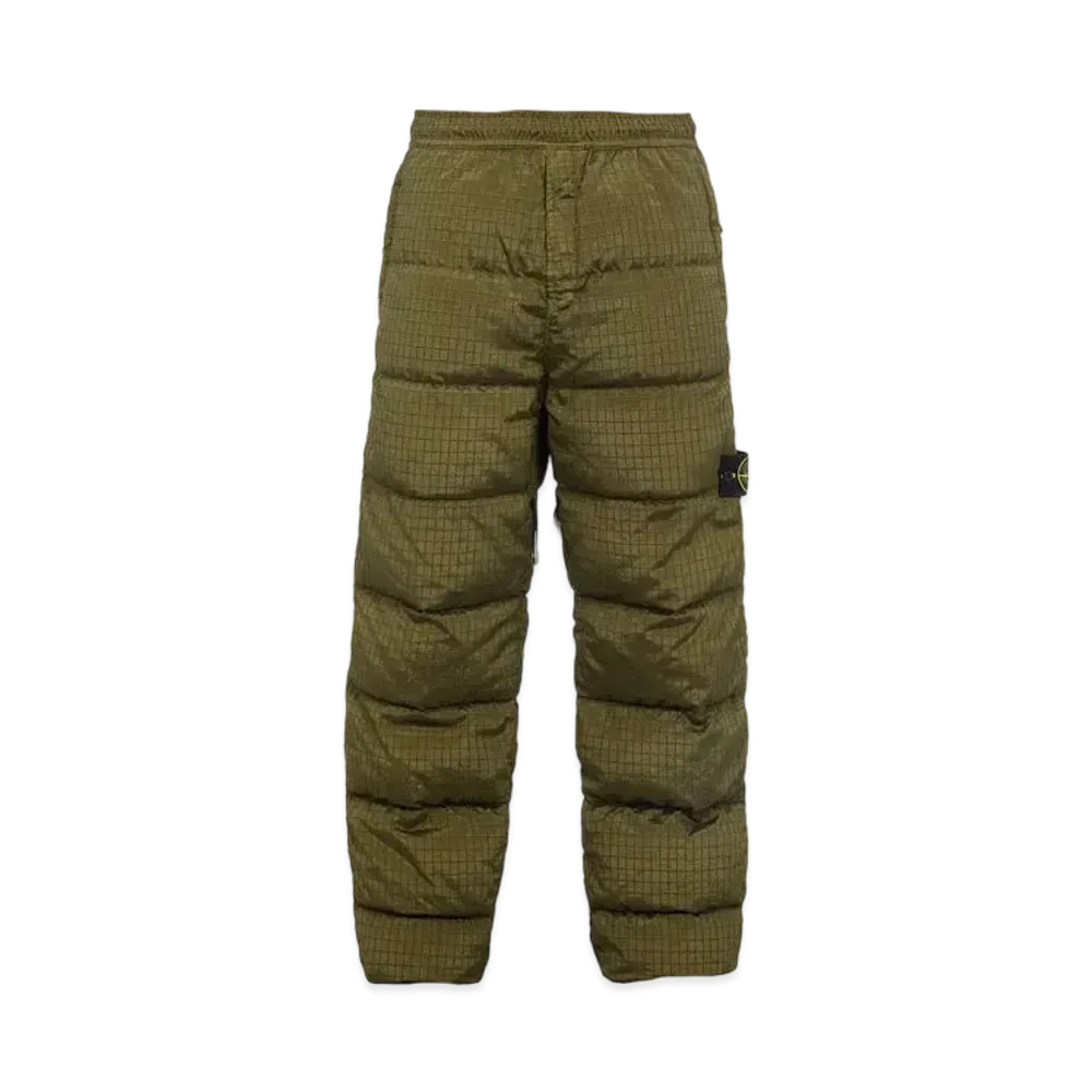 Stone Island 31232 Macro Ripstop Nylon Metal in Econyl Regenerated Nylon Down-TC "Olive Green"