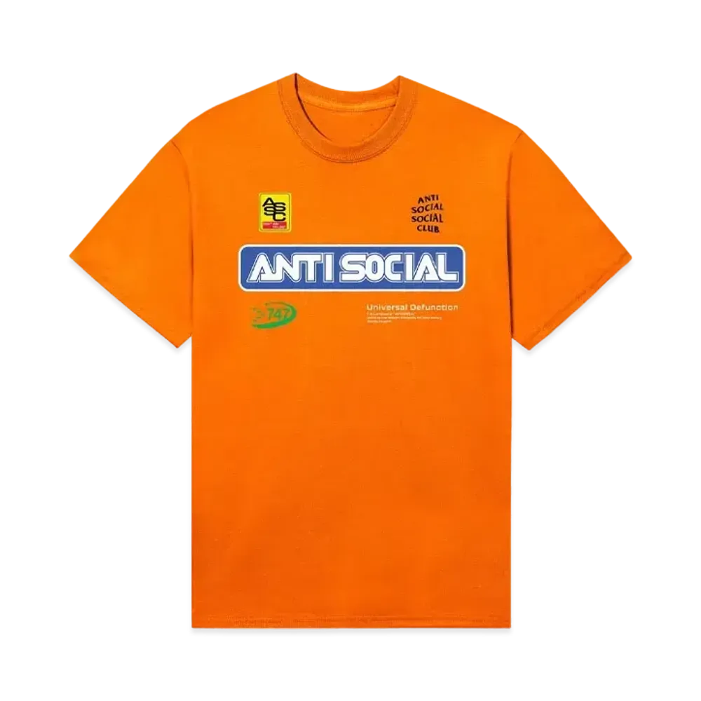 ANTI SOCIAL SOCIAL CLUB Sponsored Tee "Safety Orange"