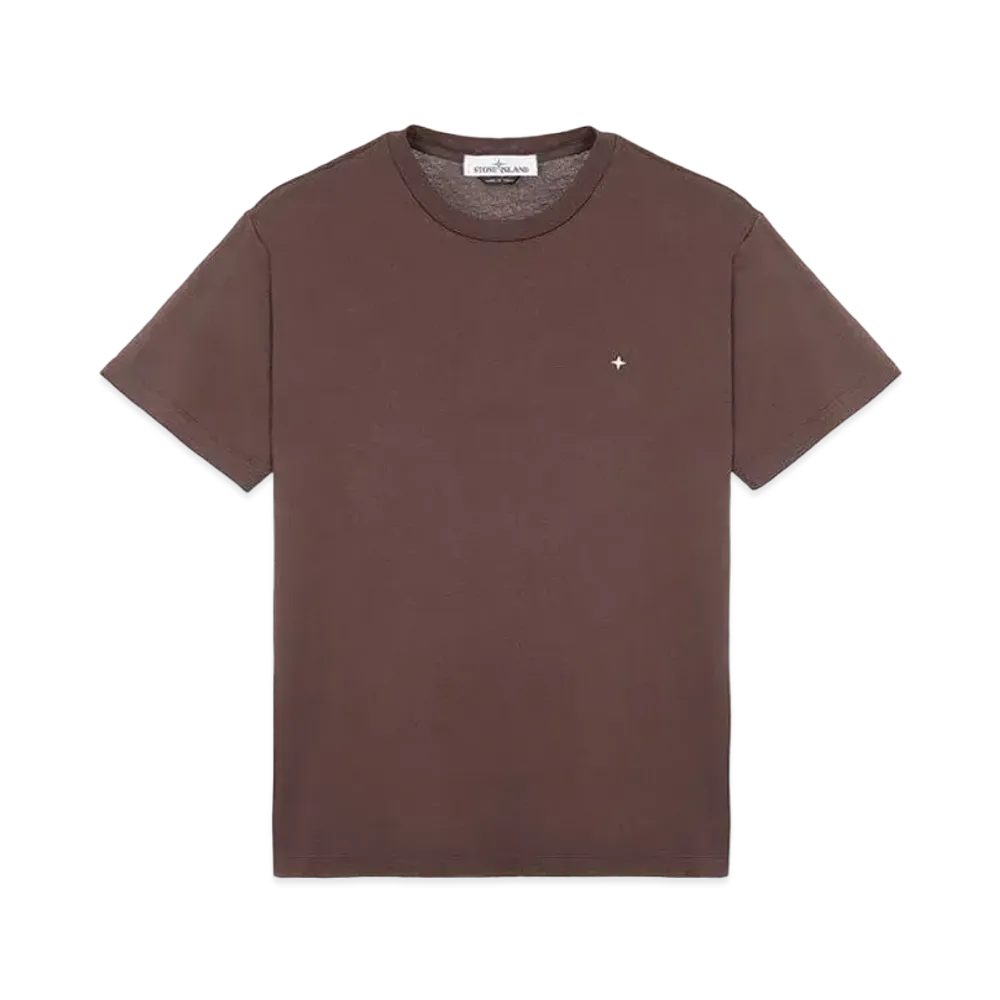Stone Island 21213 60/2 COTTON JERSEY_SLIM FIT "Dark Brown"
